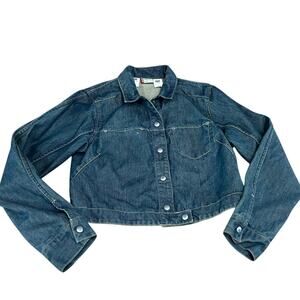 Vintage Levi’s Engineered Jeans Cropped Denim Jacket Workwear / Women’s M/L -